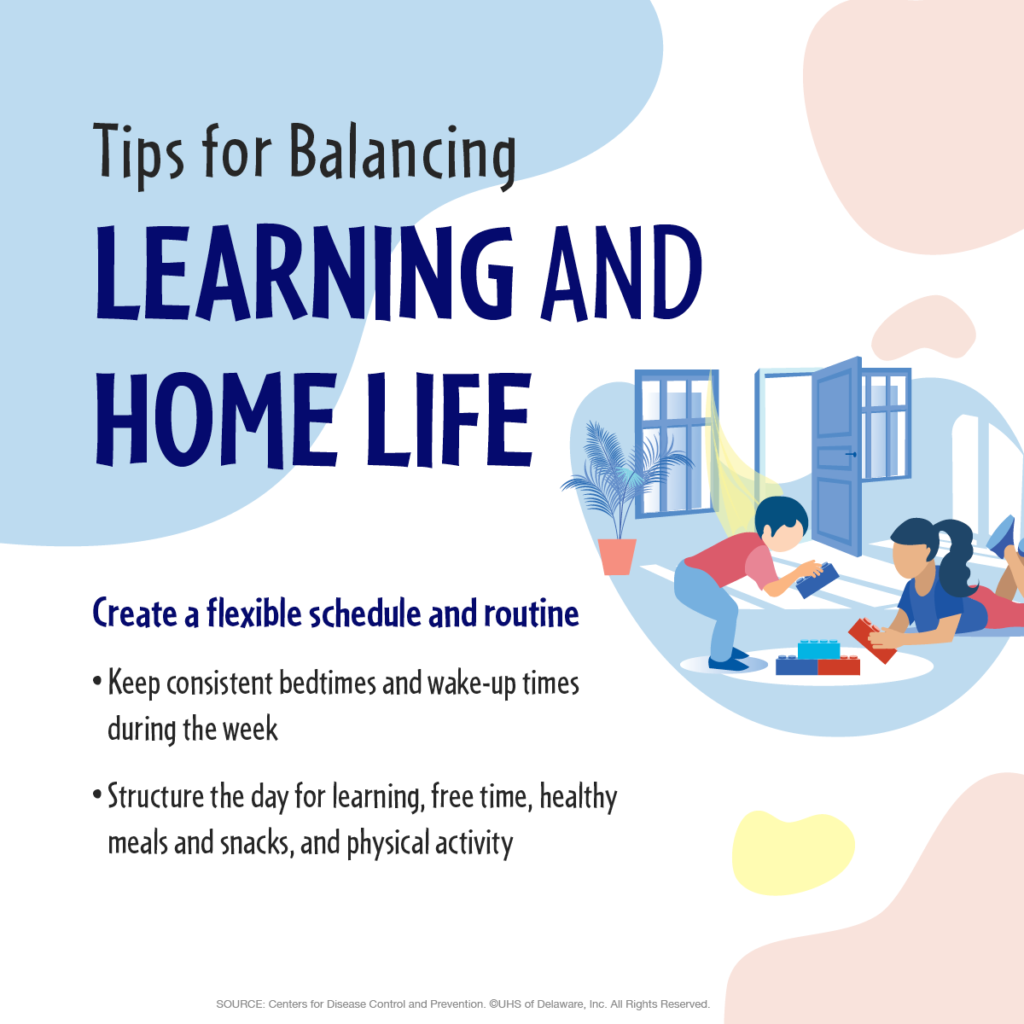 Work/Life balance: create a flexible schedule and routine