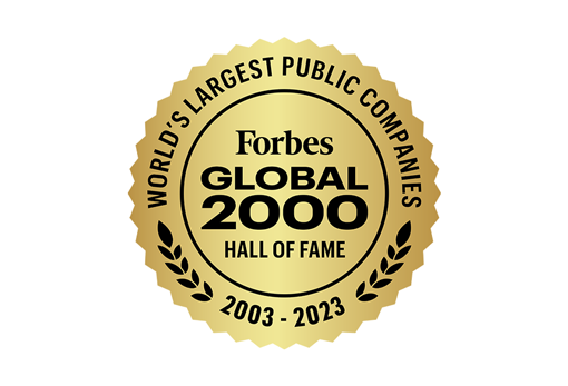 Forbes Global 2000 Hall of Fame Badge