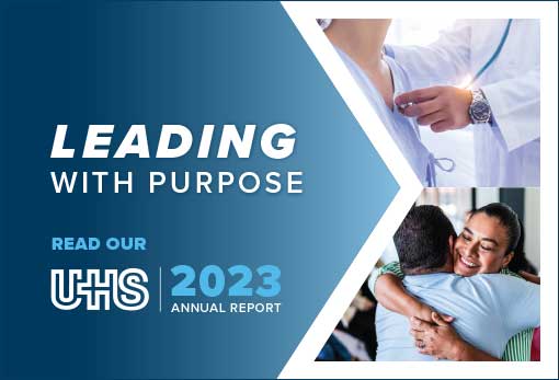 Leading with purpose--read our UHS 2023 annual report