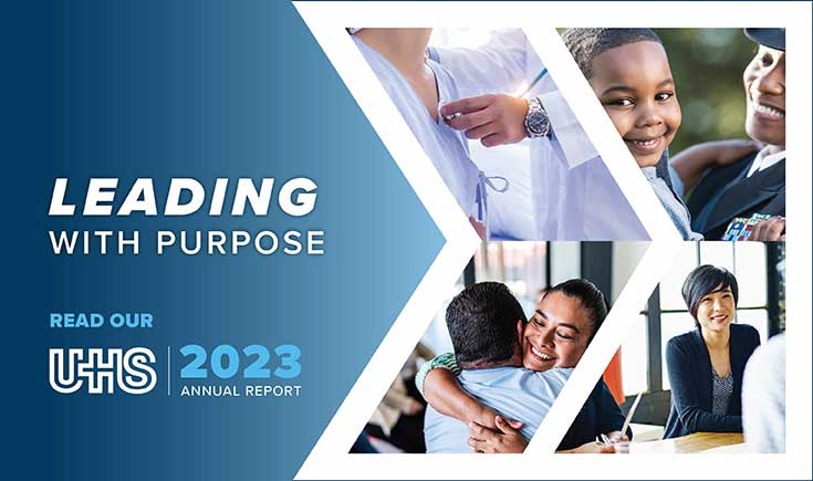 Leading with purpose--read our UHS 2023 annual report