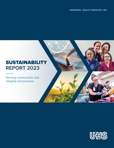 Sustainability Report 2023 cover page