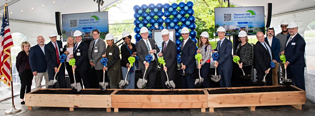 Groundbreaking ceremony for Hanover Hill Behavioral Health Hospital on May 15, 2024 Groundbreaking ceremony for Hanover Hill Behavioral Health Hospital on May 15, 2024