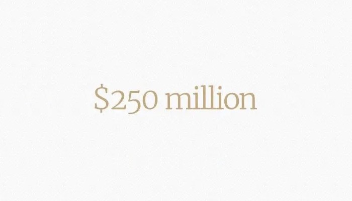 Annual Revenues: $250 Million