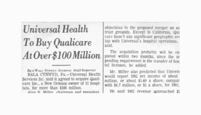 The Company Purchases Qualicare, Inc.