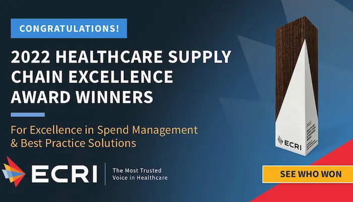 UHS named to ECRI Healthcare Supply Chain Award Winners for 2022