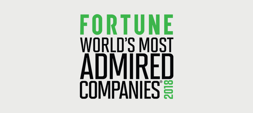 Fortune listed Universal Health Services as one of the 'World's Most Admired Companies' again in 2018.