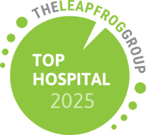 Leapfrog 2025 top hospital badge